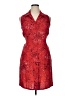 Jessica 100% Polyester Red Cocktail Dress Size 14 - photo 1
