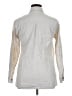 Unbranded 100% Polyester Metallic Ivory Long Sleeve Blouse Size XL - photo 2