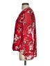 Kut from the Kloth 100% Polyester Red 3/4 Sleeve Blouse Size S - photo 5