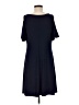 MSK Solid Blue Casual Dress Size M - photo 2