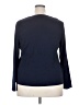 Talbots Outlet 100% Cotton Blue Long Sleeve Top Size 2X - photo 2