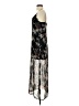 Stradivarius Floral Black Cocktail Dress Size S - photo 5
