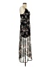 Stradivarius Floral Black Cocktail Dress Size S - photo 4