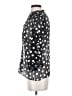 Alice + Olivia Polka Dots Gray Sleeveless Silk Top Size XS - photo 5