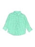 Crewcuts 100% Cotton Checkered-gingham Green Long Sleeve Button-Down Shirt Size 2 - photo 1
