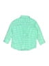 Crewcuts 100% Cotton Checkered-gingham Green Long Sleeve Button-Down Shirt Size 2 - photo 2