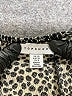 Topshop Animal Print Black Casual Dress Size 6 - photo 4