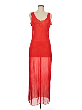 newport news formal dresses Newport News 100% Silk Formal Long Dress, Rust, Lace, Size 12, Slip A Line