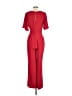 Harlyn Solid Red Jumpsuit Size S - photo 2