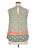 Daniel Rainn 100% Rayon Teal Sleeveless Blouse Size 1X - photo 2