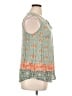 Daniel Rainn 100% Rayon Teal Sleeveless Blouse Size 1X - photo 4