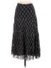 Sophie Max Paisley Black Casual Skirt Size XS - photo 1
