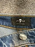 7 For All Mankind Color Block Blue Jeans Size 27 waist - photo 7
