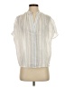 Vince. White Ivory Short Sleeve Blouse Size XXS - photo 1