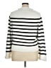 J.Crew 100% Cotton Stripes White Turtleneck Sweater Size XL - photo 2