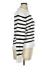 J.Crew 100% Cotton Stripes White Turtleneck Sweater Size XL - photo 4