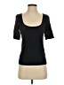 Vince. 100% Cotton Black Short Sleeve Top Size S - photo 1