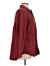 L.L.Bean 100% Cotton Houndstooth Checkered-gingham Plaid Red Burgundy Long Sleeve Button-Down Shirt Size L - photo 4