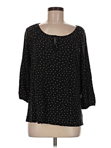 Garnet Hill 3/4 Sleeve Blouse (view 1)