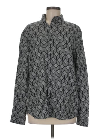 Express Long Sleeve Button-Down Shirt (view 1)