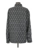 Express Print Gray Long Sleeve Button-Down Shirt Size M - photo 2