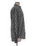 Express Print Gray Long Sleeve Button-Down Shirt Size M - photo 4