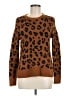 Old Navy Animal Print Brown Pullover Sweater Size M - photo 1