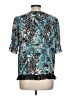 NY Collection Teal Short Sleeve Blouse Size L - photo 2