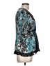 NY Collection Teal Short Sleeve Blouse Size L - photo 4