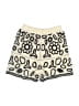 Rebellion 100% Cotton Paisley Ivory Shorts Size XS - photo 2