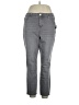 IMAN Houndstooth Gray Jeans Size 16 - photo 1