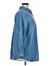 Woman Within 100% Cotton Blue Long Sleeve Button-Down Shirt Size 14 (M) - photo 4