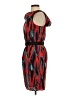 BCBGMAXAZRIA 100% Silk Print Red Cocktail Dress Size 2 - photo 5