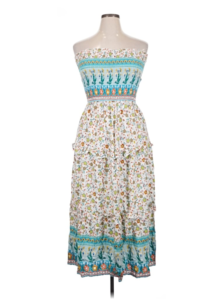 Pre-owned Zesica Casual Dress In White