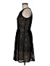 En Focus Studio 100% Polyester Argyle Black Cocktail Dress Size 6 - photo 5