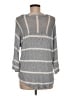Splendid Stripes Gray Pullover Sweater Size M - photo 2