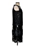 Etcetera 100% Nylon Black Cocktail Dress Size 0 - photo 4