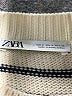 Zara Stripes Ivory Turtleneck Sweater Size S - photo 7