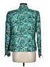 Kasper 100% Polyester Print Teal Blazer Size 8 - photo 2