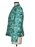 Kasper 100% Polyester Print Teal Blazer Size 8 - photo 5