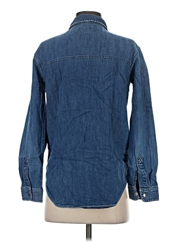 American Eagle Outfitters Long Sleeve Button-Down Shirt (view 2)