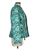 Kasper 100% Polyester Print Teal Blazer Size 8 - photo 4