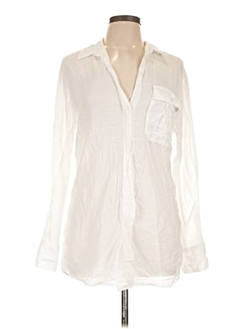 James Perse Long Sleeve Blouse (view 1)