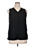 Lands' End Black Sleeveless Blouse Size 14 - 16 - photo 1