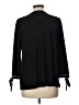 Anne Klein Solid Black 3/4 Sleeve Blouse Size L - photo 2