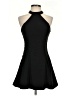Xscape Solid Black Cocktail Dress Size 2 - photo 1