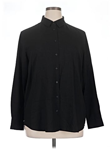 Uniqlo Long Sleeve Button-Down Shirt (view 1)