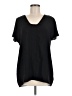 Worthington Black Short Sleeve Blouse Size M - photo 1