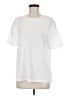 Gap 100% Cotton White Short Sleeve Top Size M (tall) - photo 1