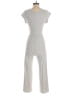 Caution to the Wind Stripes Silver Gray Jumpsuit Size S - photo 2